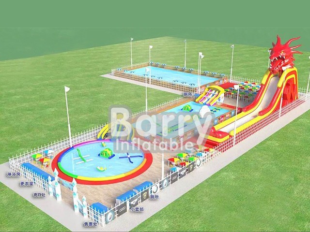  Big Inflatable Water Park Design,Water Park Equipment BY-AWP-032
